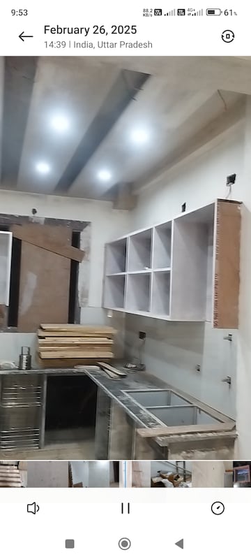 Kitchen in 3 BHK Builder Floor at Avantika Colony – for Sale