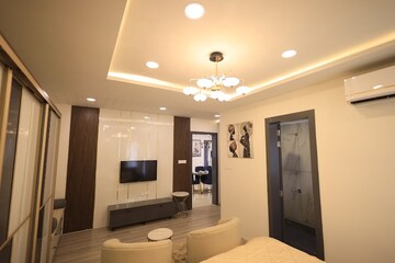 Living Room in 3 BHK Apartment at Vasavi Atlantis, Narsingi – for Sale