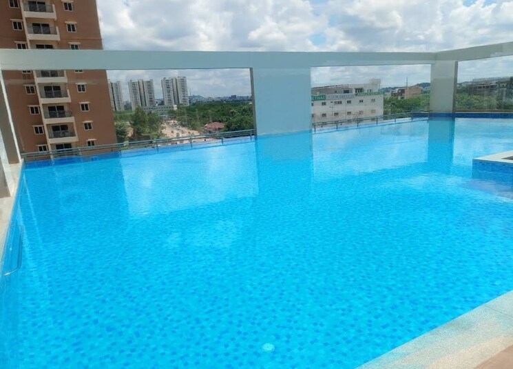Swimming Pool, candeur-40 2.5 Bedroom 1500 Sq.Ft. Apartment In Miyapur Hyderabad 8262923