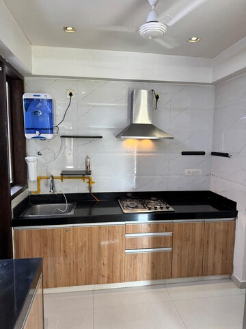 Kitchen in 3 BHK Apartment at Ajmera Casa Vyoma, Vastrapur – for Rent