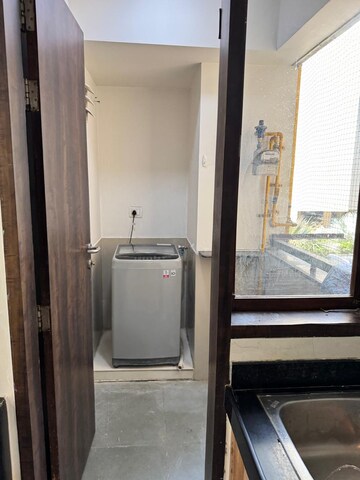 Bathroom in 3 BHK Apartment at Ajmera Casa Vyoma, Vastrapur – for Rent