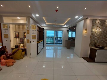 Living Room in 3 BHK Apartment at Aparna Sarovar Zenith, Nallagandla – for Rent