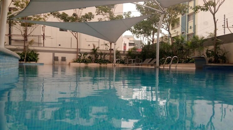 Swimming Pool, aparna-aura 3 Bedroom 2400 Sq.Ft. Apartment In Banjara Hills Hyderabad 8263276