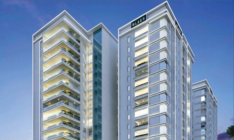 Exterior View, pradeep-bliss 3 Bedroom 3289 Sq.Ft. Apartment In Somajiguda Hyderabad 8263691