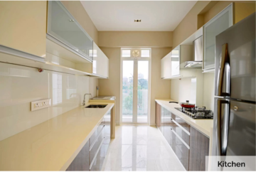 Kitchen in 2 BHK Apartment at Raunak Park View, Kasarvadavali – for Sale