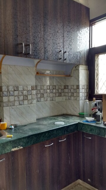 Kitchen in 1 BHK Apartment at Khirki Extension – for Rent