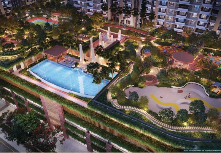 Swimming Pool, mahindra-vista 2 Bedroom 933 Sq.Ft. Apartment In Kandivali East Mumbai 8263768