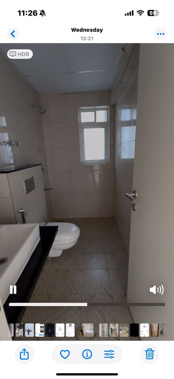 Bathroom in 2 BHK Apartment at Godrej Nurture Pune, Mamurdi – for Rent