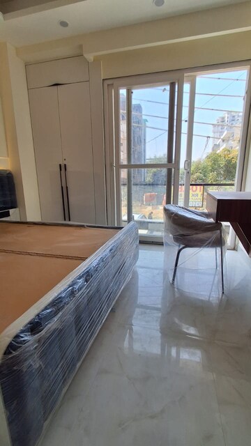 Balcony in 2 BHK Builder Floor at Ansal Sushant Apartments, Sushant Lok I – for Rent