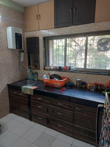 Kitchen in 2 BHK Apartment at Vasant Valley Ivy Tower, Malad East – for Rent