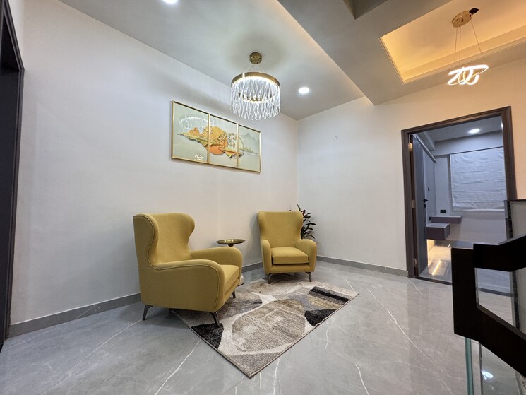 Living Room, skl-elite 3 Bedroom 1722 Sq.Ft. Apartment In Gandhi Path Jaipur 8264624