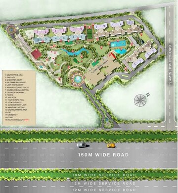 Master Plan in 3 BHK Apartment at M3M Mansion, Sector 113 – for Sale