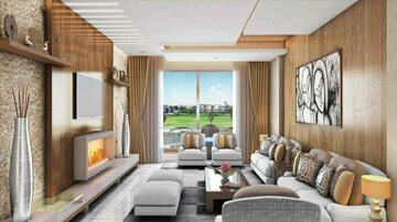 Living Room in 4 BHK Penthouse at Sector 65 – for Sale