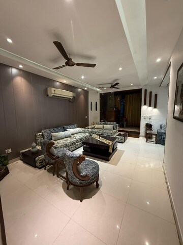 Living Room in 5 BHK Apartment at Monarch Apartments Zirakpur, Vip Road – for Rent