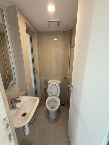 Bathroom in 1 BHK Apartment at Hiranandani Solitaire Studio Apartment, Ghodbunder Road – for Rent