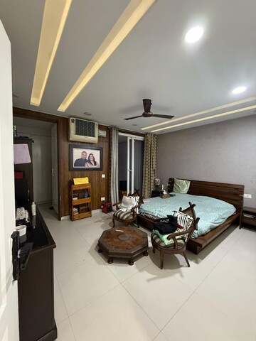 Living Room in 5 BHK Apartment at Monarch Apartments Zirakpur, Vip Road – for Rent