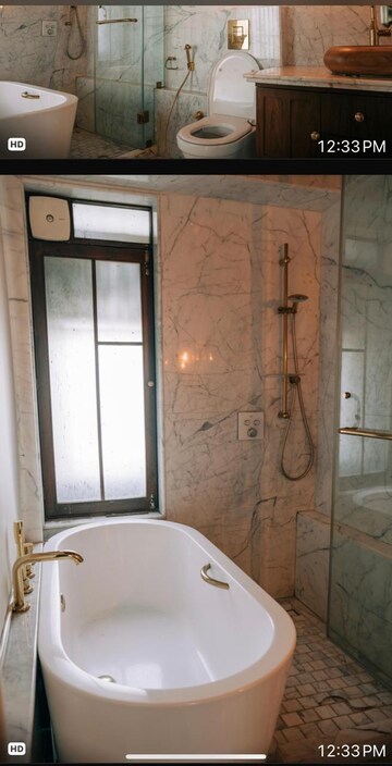 Bathroom in 3 BHK Apartment at Ekta Westbay, Bandra West – for Rent