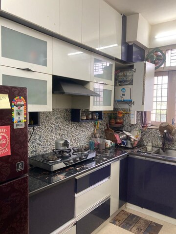 Kitchen in 4 BHK Apartment at Auram Floor, South City 2 – for Rent