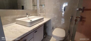 Bathroom in 2 BHK Apartment at Fairmont Bandra, Bandra West – for Rent