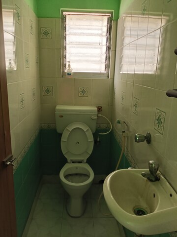 Bathroom in 2 BHK Apartment at Garia Garden, Garia – for Rent