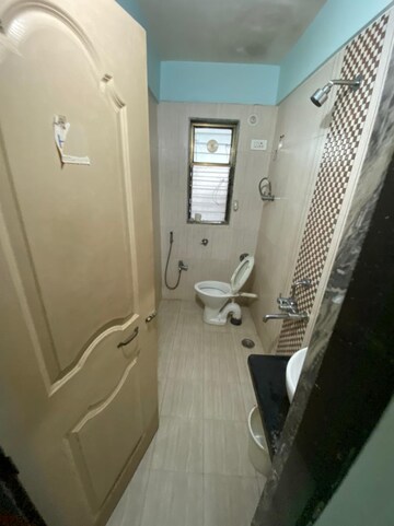Bathroom in 2 BHK Apartment at Om Srishti, Kharghar – for Rent
