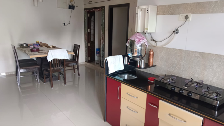 Kitchen, om-shanti-apartment 3 Bedroom 1300 Sq.Ft. Apartment In Kharadi Bypass Road Pune 8265371