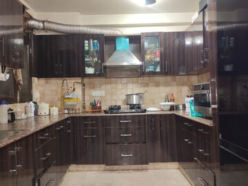 Kitchen in 3 BHK Builder Floor at East Of Kailash – for Rent