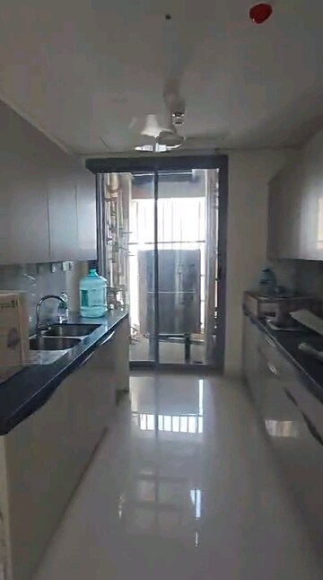 Kitchen in 4 BHK Apartment at Rustomjee Crown, Prabhadevi – for Rent