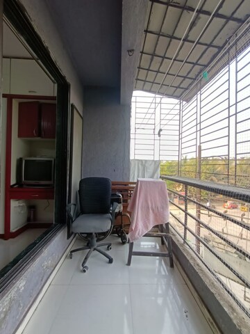 Balcony in 2 BHK Apartment at Sai Ashish CHS, Ghansoli – for Rent