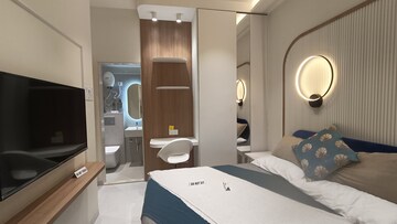 Master Bedroom in 1 BHK Apartment at Rustomjee Global City – for Sale