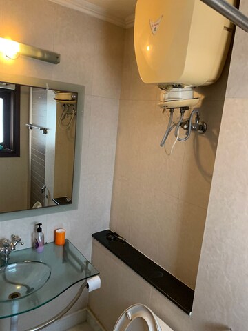 Bathroom in 3 BHK Builder Floor at Kailash Colony – for Rent