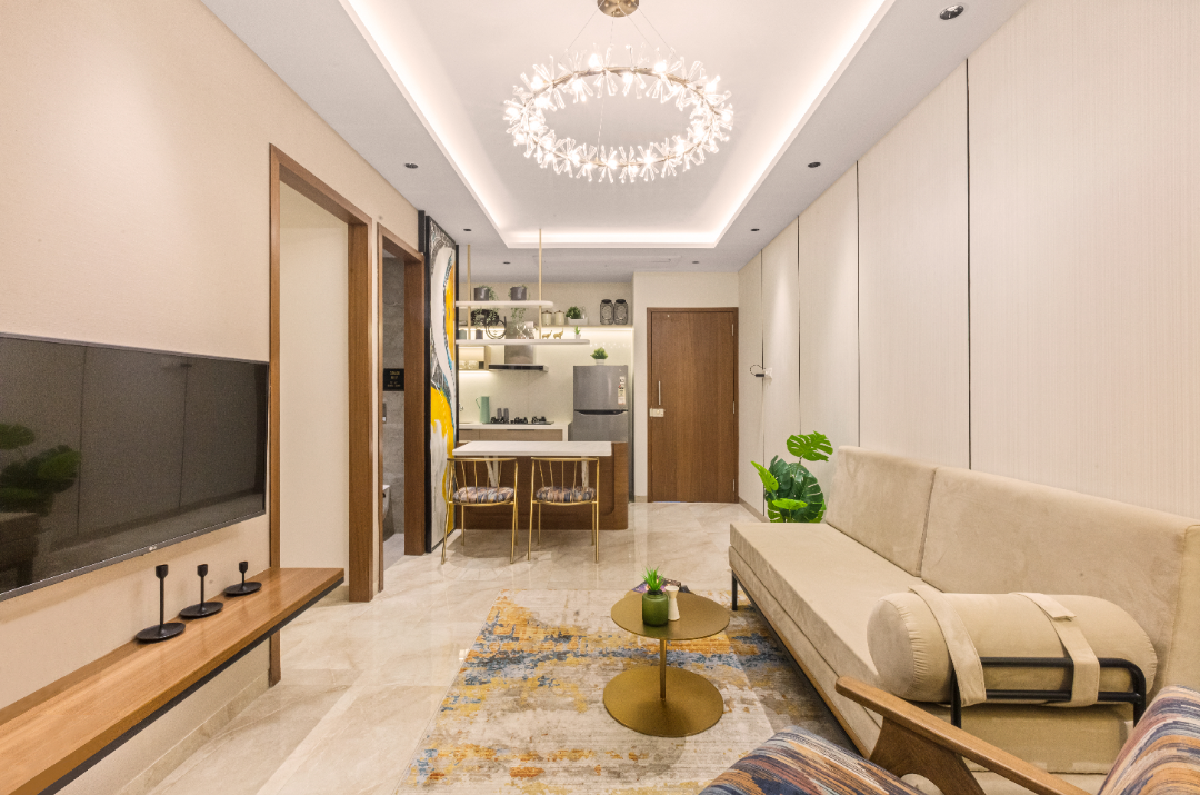 1 BHK + Pooja Room Apartment For Sale in Dosti Greater Thane