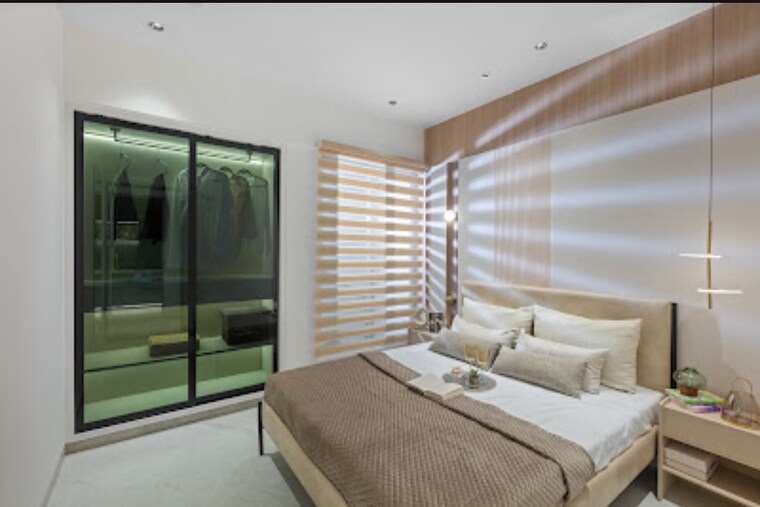 Master Bedroom, dosti-greater-thane 2 Bedroom 452 Sq.Ft. Apartment In Kalher Thane 8266057