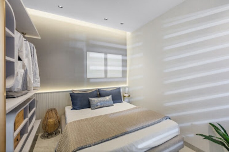 Bedroom, dosti-greater-thane 2 Bedroom 452 Sq.Ft. Apartment In Kalher Thane 8266057