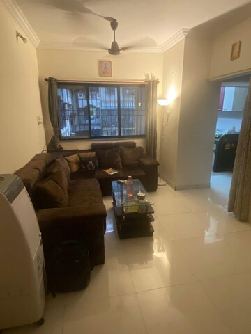 Living Room in 2 BHK Apartment at Haware Splendor, Kharghar – for Rent