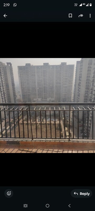 Balcony in 3 BHK Apartment at Antriksh Golf View, Sector 78 – for Rent
