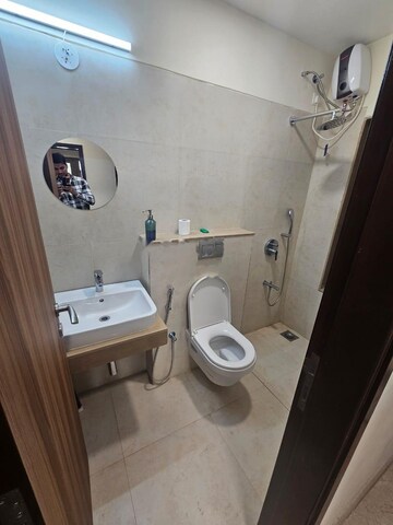 Bathroom in 2 BHK Apartment at K Raheja Ascencio, Chandivali – for Rent