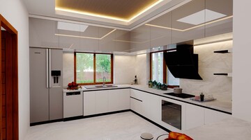 Kitchen in 5 BHK Independent House at Pattambi – for Sale