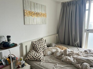 Living Room in 3 BHK Apartment at Runwal Elegante, Andheri West – for Rent