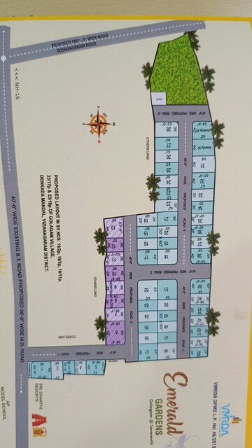  Plot – Map Location View at Bhogapuram - for Sale