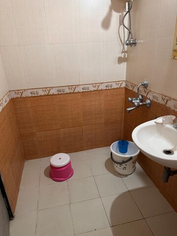 Bathroom in 3 BHK Apartment at Patel Heritage, Kharghar – for Rent