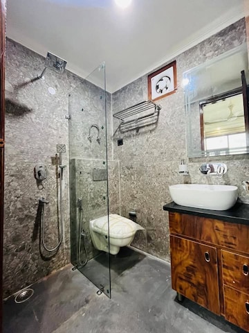 Attached Bathroom in 3 BHK Apartment at Saket – for Rent
