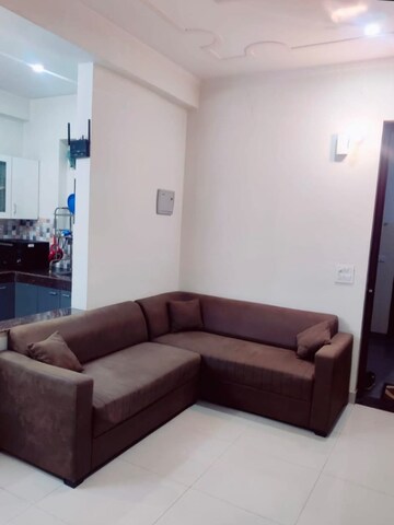 Living Room in 1 BHK Apartment at Ramky Towers, Gachibowli – for Rent