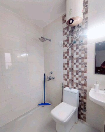 Bathroom in 1 BHK Apartment at Ramky Towers, Gachibowli – for Rent