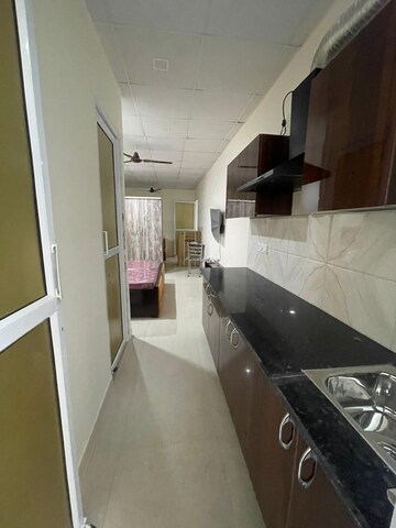 Kitchen in 1 RK Builder Floor at Huda Staff Colony, Sector 46 – for Rent