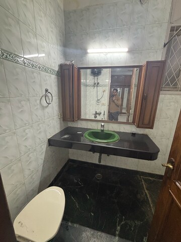 Attached Bathroom in 3 BHK Builder Floor at Greater Kailash ii – for Rent
