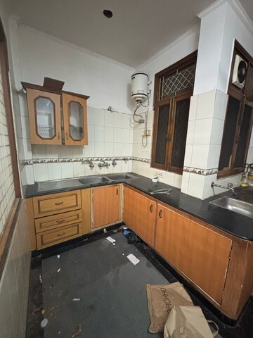 Kitchen in 3 BHK Builder Floor at Greater Kailash ii – for Rent