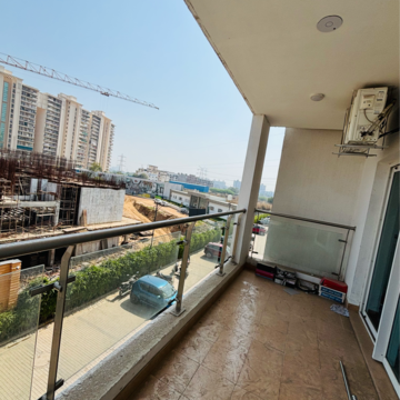 Balcony in 2 BHK Apartment at Shree Vardhman Victoria, Palda Dhaani – for Rent