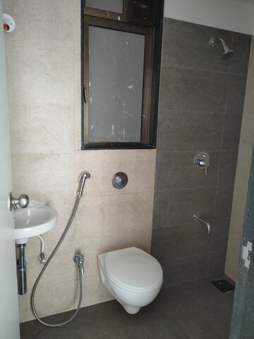Bathroom in 1 BHK Apartment at Chandak Nishchay, Borivali East – for Rent