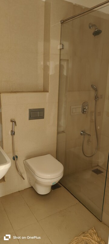 Bathroom in 2 BHK Apartment at Soham Crystal Spires, Ghodbunder Road – for Rent